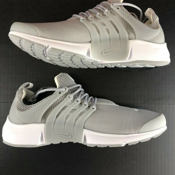 Nike Air Presto Shoes Light Smoke Grey White Black - Picture 14 of 16